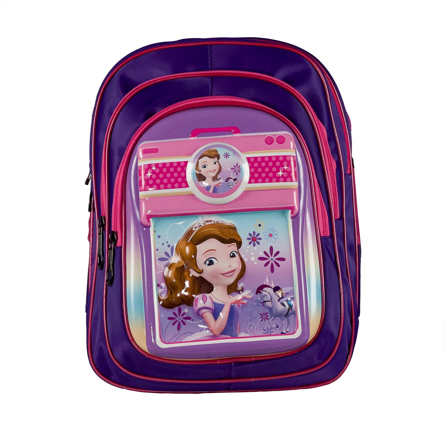 New 2025 Kids School bag Princess Sofia  Embossed   Shoulder Backpack Bag