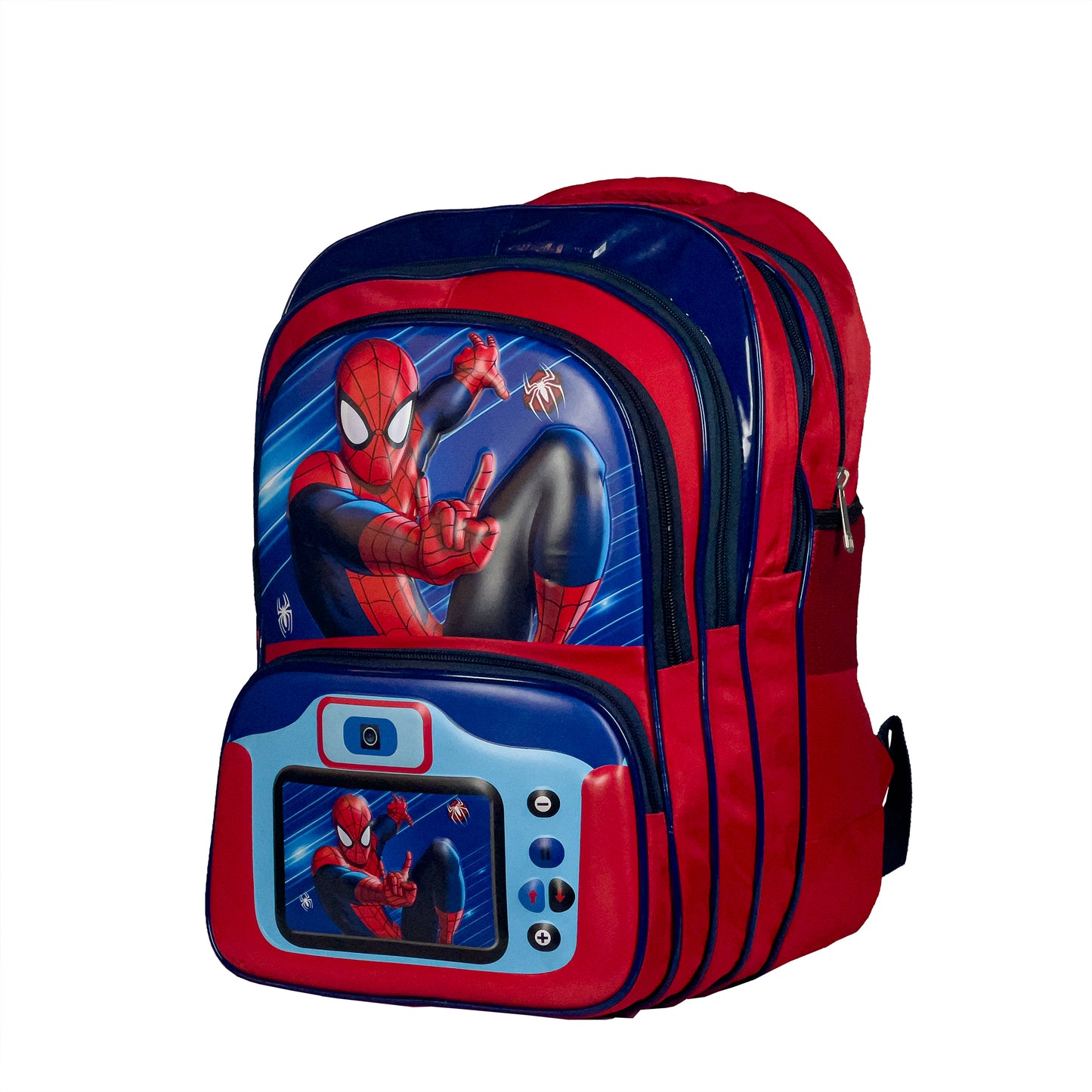 New 2025 Spider man Embossed  trendy  Character  School backpack for Boys