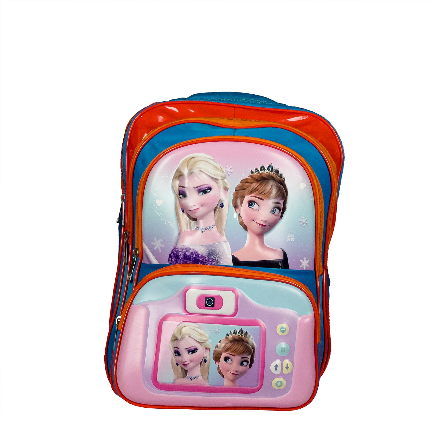 New 2025  Frozen Embossed  Character School Backpack  for girls