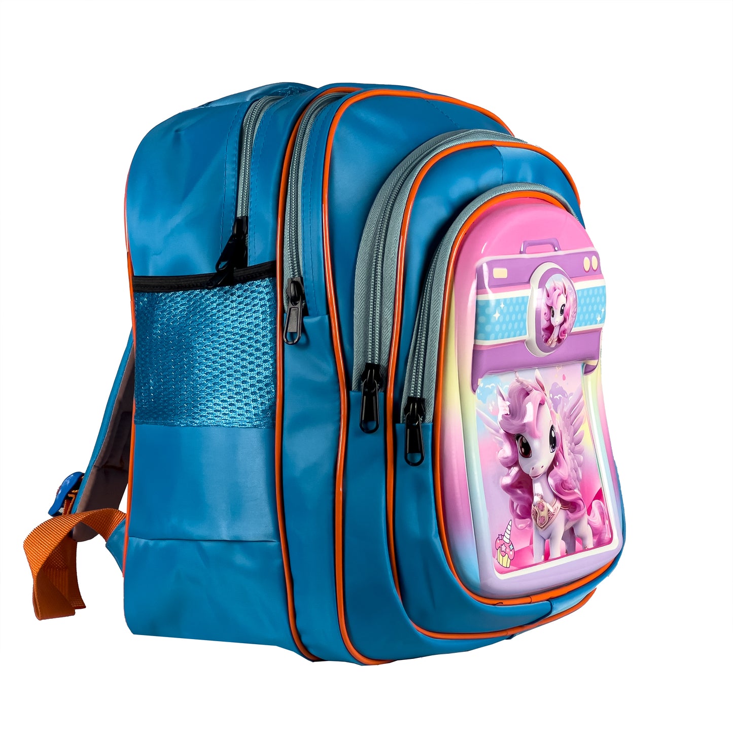 New 2025  School bag 3d Embossed Cartoon Character Backpack lightweight  Large capacity Unicorn School bag