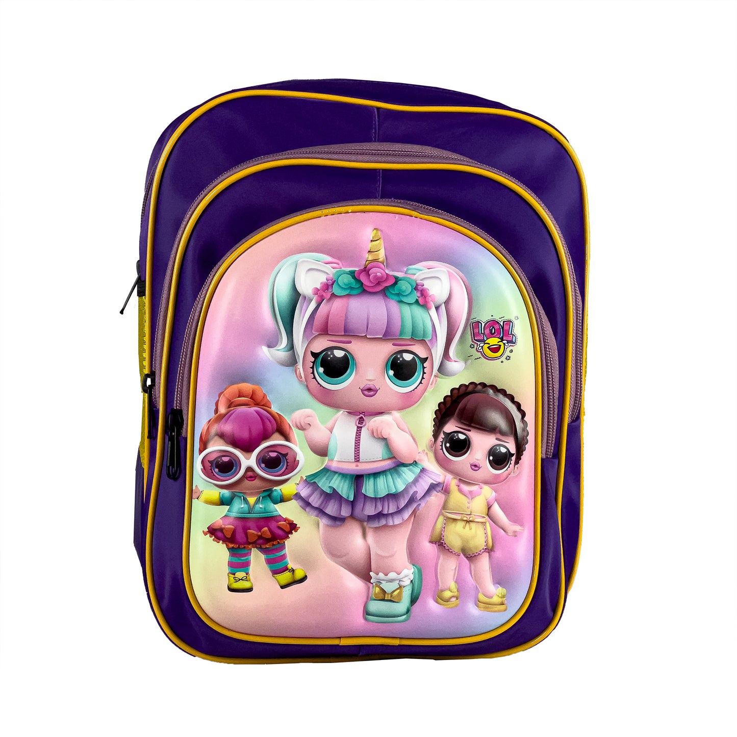 New 2025 3d Embossed Character Bag for girls Power Puff girls 3d School kids bag