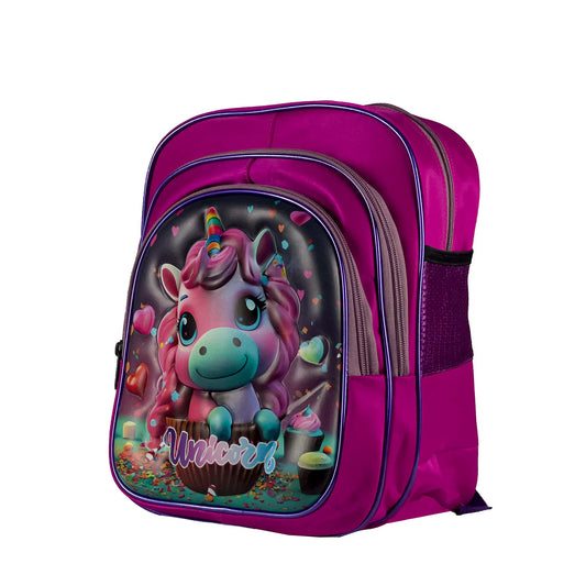 New 2025  Unicorn themed 3d Cartoon school backpack for kids