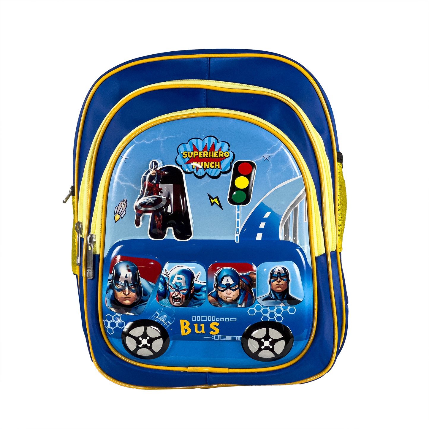 New 2025  Imported Navy Blue Avengers School bag   perfect for little Super Hero Backpack bag