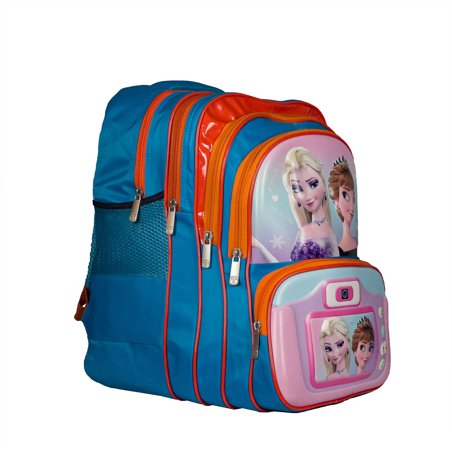 New 2025  Frozen Embossed  Character School Backpack  for girls